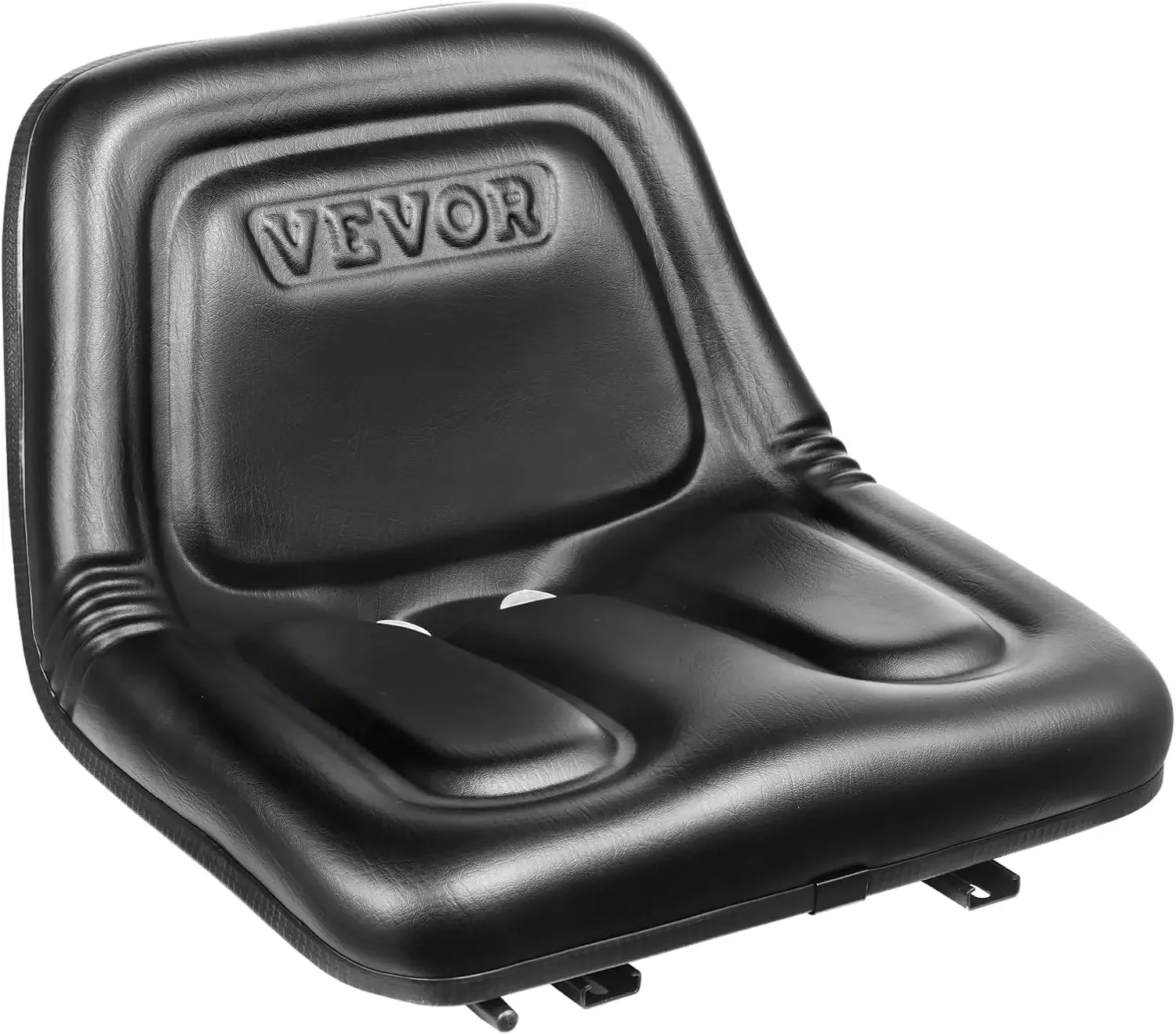 Universal Tracor Seat, Lawn Mower Seat with Micro Switch and Drainage Holes, 6.3-11.8 inch Extended Slot Tractor Seat for Tracto