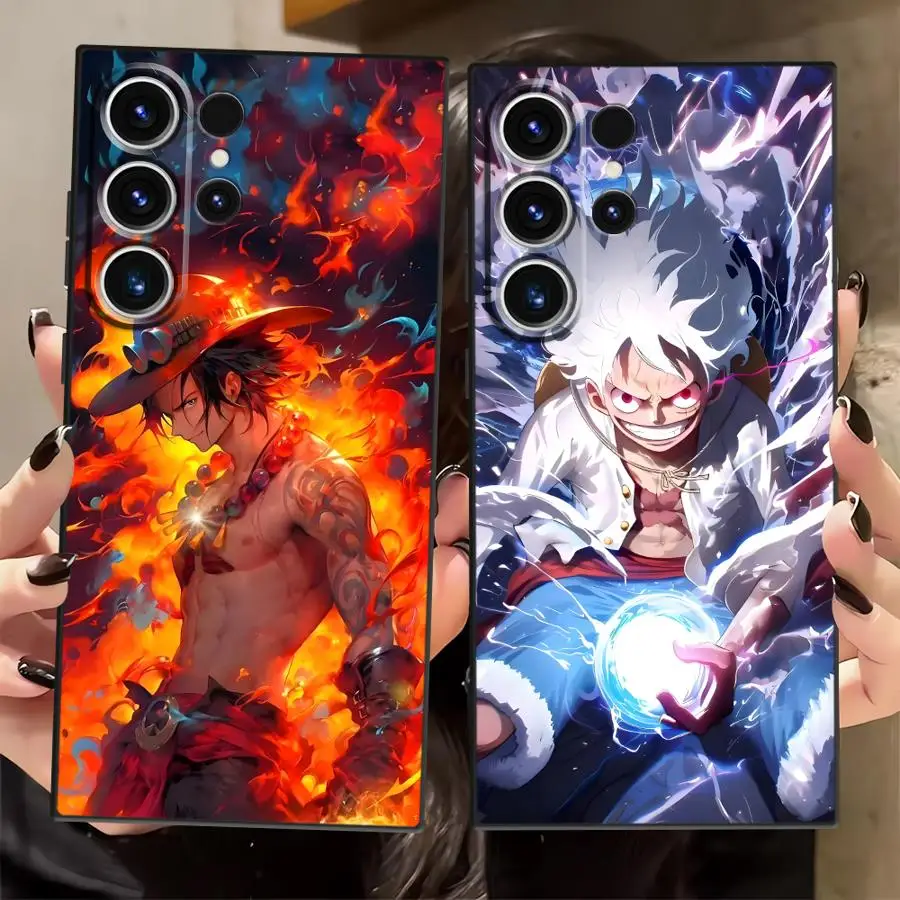 

Чехол для телефона Ones P-Pieces Ace Luffy Funda для Samsung Galaxy S25 S21 S20 S23 FE S22 S25Edge S9 S24 Plus