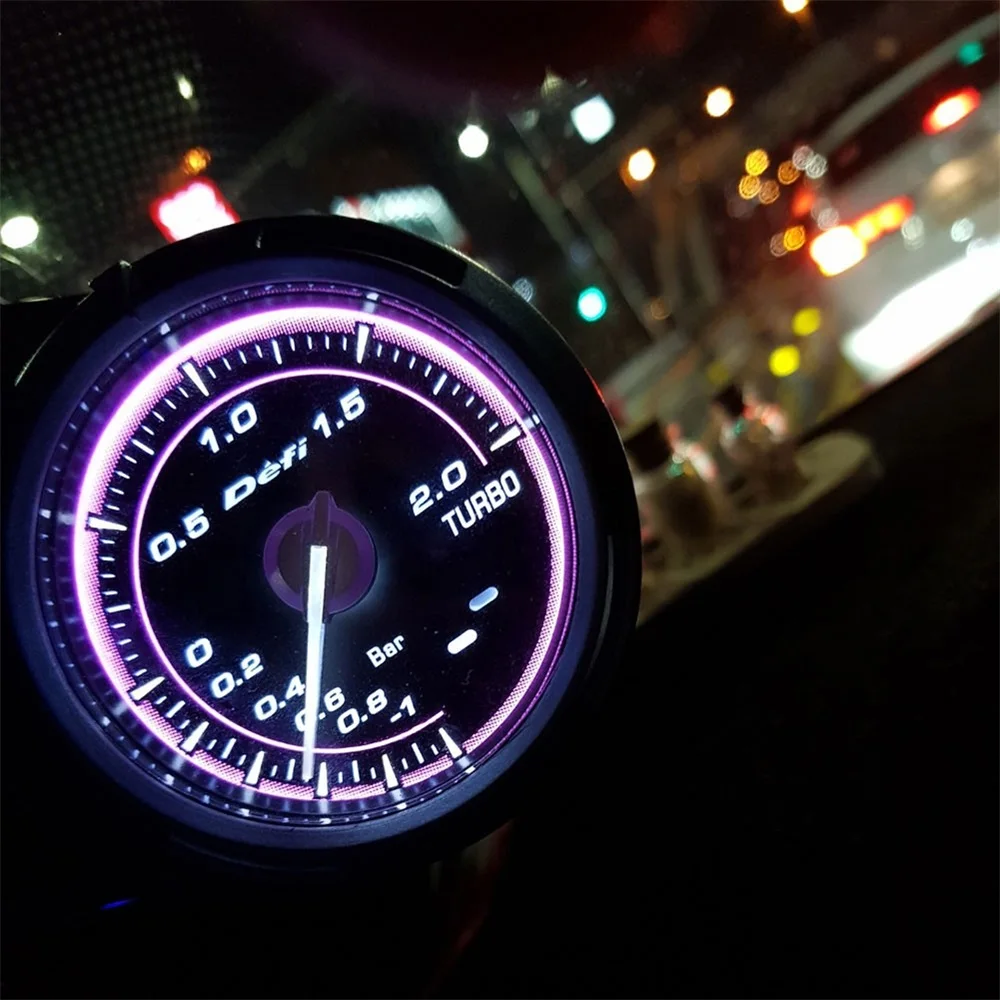 Car Gauge Def* C2 Racing Modified Speed Turbo Boost Water Temperature Oil Temperature Oil Pressure Volts Vacuum Guage Tachometer