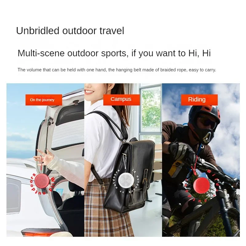 مكبر صوت صغير لاسلكي مع اتصال بلوتوث للهاتف المحمول ومضخم صوت خارجي TWS متصل