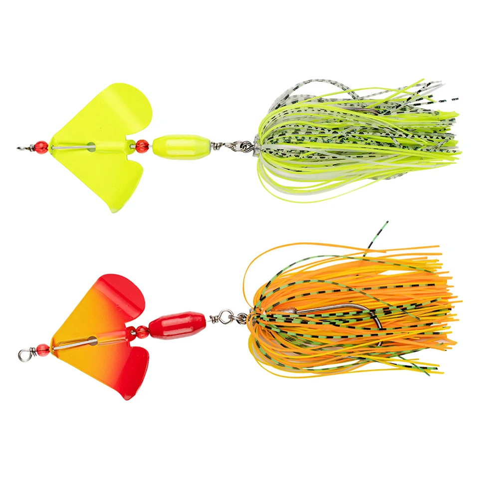 GOBYGO 1PC 19G Spinner Bait New Dancer Buzzbait Bass Parker Pinwheel Chatter Bait Fishing Gear