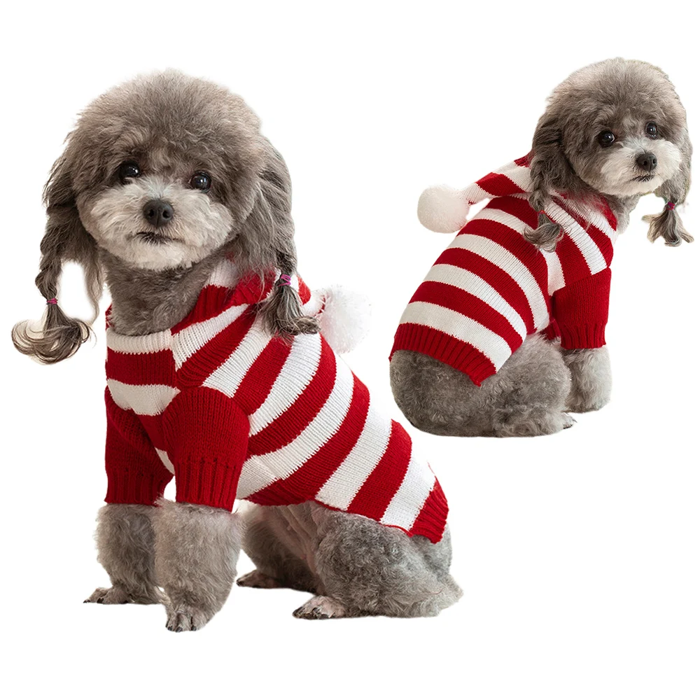 

Warm Puppy Sweaters for Small Medium Dogs Cats Clothes Chihuahua Hoodie Yorkies French Bulldog Apprael Pug Vest Kitten Costumes