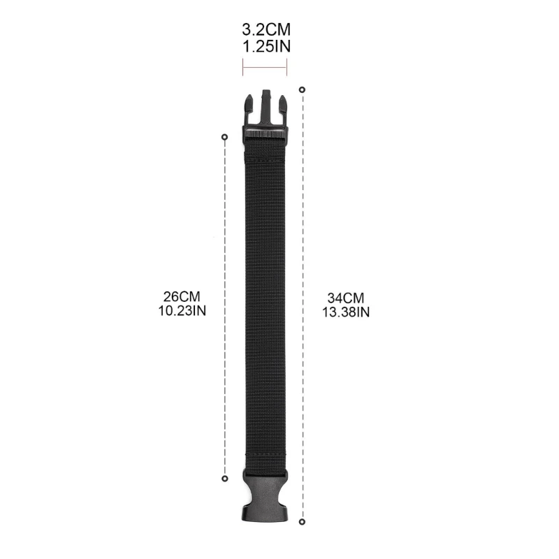 Extensor cinto portátil para cintos bolsa cintura extensão alça fanny