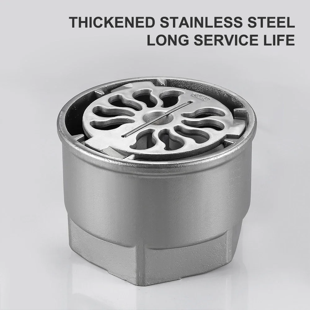 

Shower Trap Drains Anti-Odor Bathroom Drainage Explosion-proof Floor Drain for Basement Engineering Stainless Steel Floor Drain