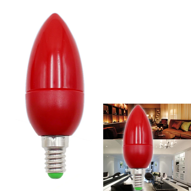 LED Candle Light Candle Light Bulbs Red Fortune Lamp God Lights Energy Saving Candle Lights