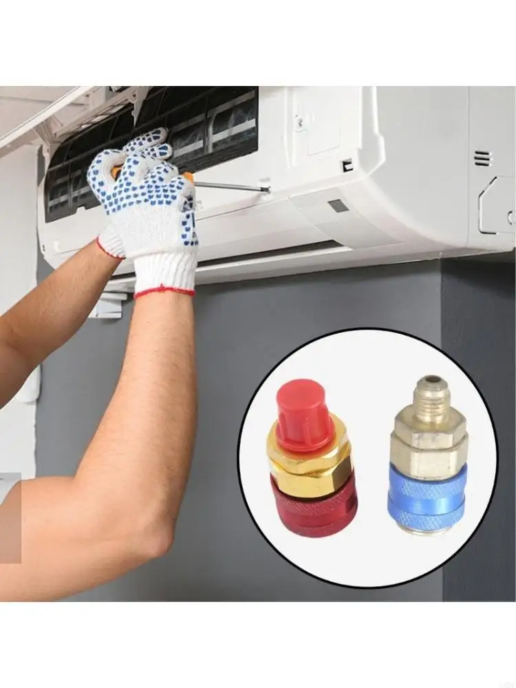 

R134a Quick Coupler Adapter High/Low Pressure for Air Conditioning Maintenance