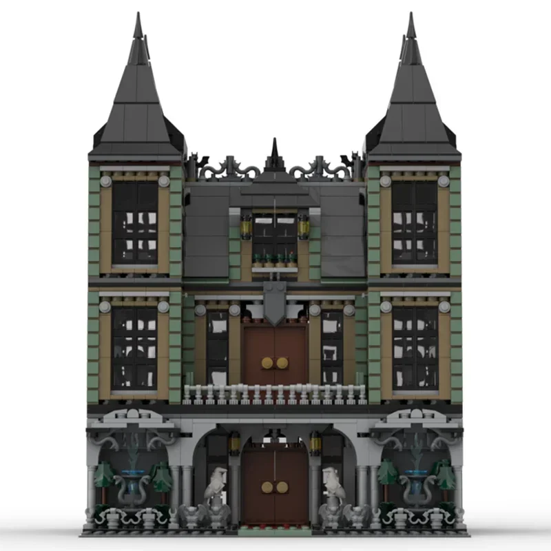 

Популярная модель фильма Moc, строительные блоки, модель самодель виллы, технология, кирпичи, сделай сам, сборка, строительные игрушки, праздничные подарки