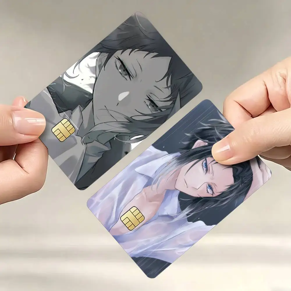 

R-Ryunosuke A-Akutagawa Credit Card Skin Stickers For VISA Bank Bus Metro Access Card Protective Film Cover Sticker