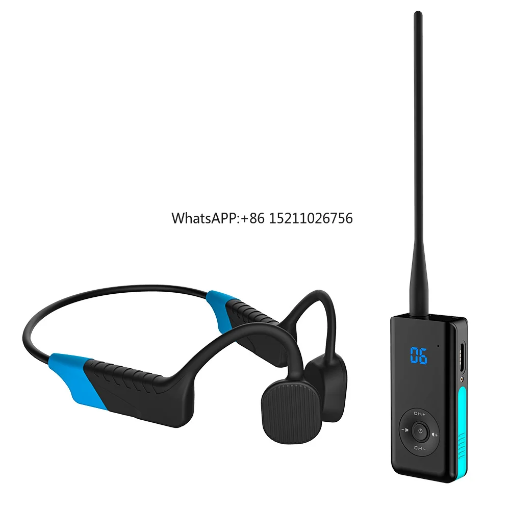 Swimming Live Training System Interphone Waterproof Wireless Bluetooth Open Ear Bone Conduction Headphone Earphone