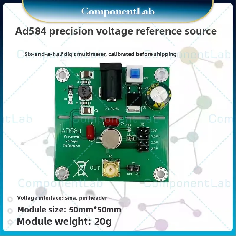 New original AD584 voltage reference 2.5V/5V/7.5V/10V high-precision reference voltage source Voltage meter calibration