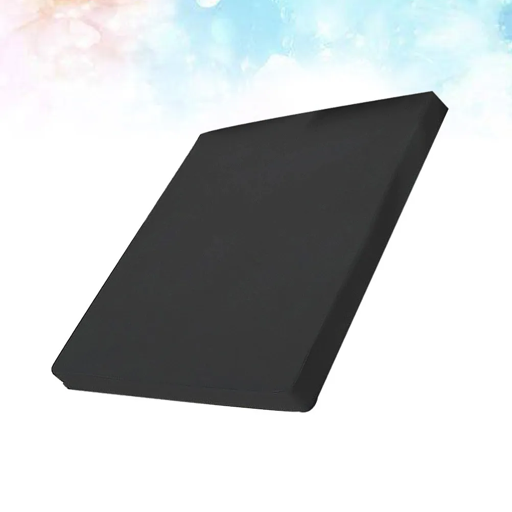 Waterproof Mattress Cover Black Size 1 Soft Feeling Pure Color Mattress Protector Machine Washable Urine Separation Care Pad