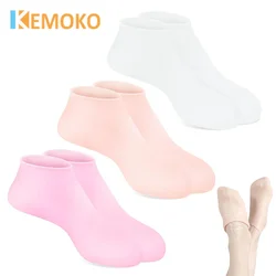 SPA Silicone Anti Crack Foot Mask Prevents Dryness Foot & Hand Mask Pedicure Socks & Moisturizing Gloves for Feet/Hand Care
