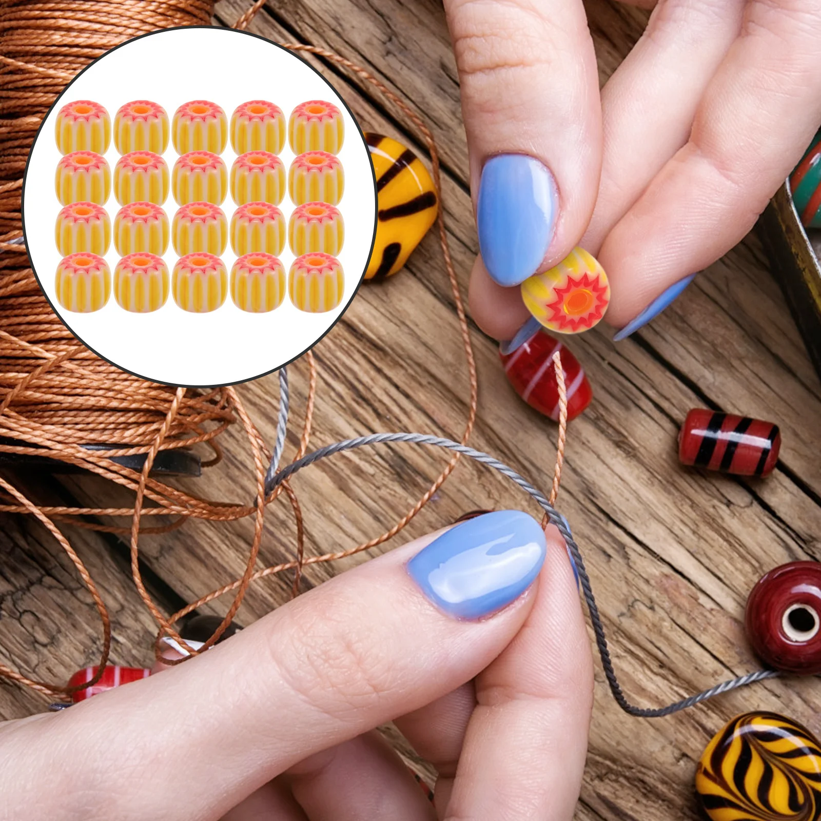 

50Pcs Glass Pumpkin Shape Loose Beads DIY Materials Creative Jewelry Making Accessories for Bracelet Necklace Hairpins Crafts