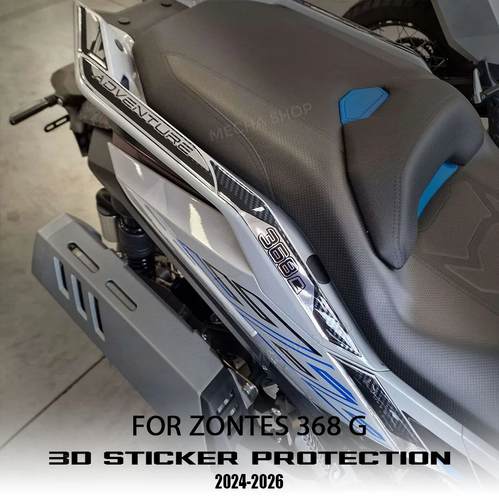 

Комплект 3D-наклеек для защиты Zontes 368G 2024-2026, набор 3D-наклеек из смолы для скутера