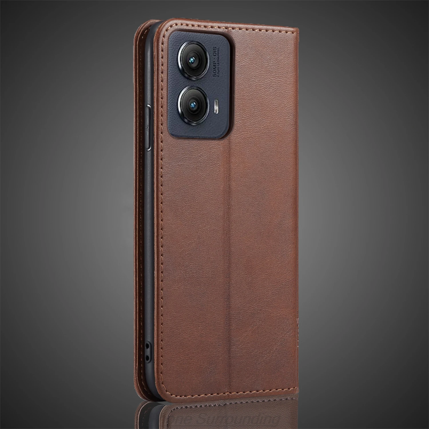 Leather Case for Motorola Moto edge 2024 Flip Case Card Holder Holster Magnetic Attraction Cover Wallet Case Fundas Coque