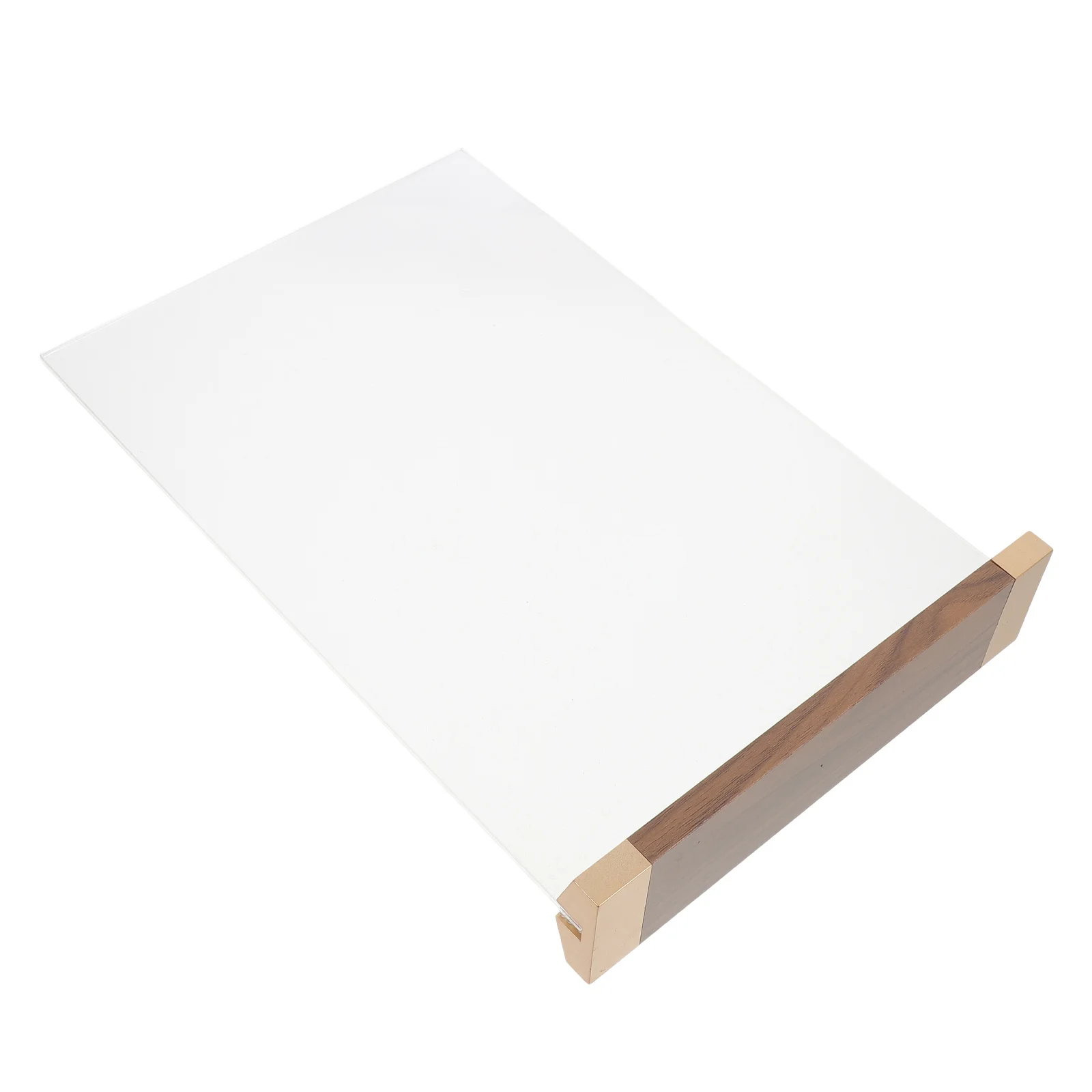 

1pcs Acrylic Sign Sign Holder 8.5X11 Clear Tabletop Display Acrylic Card Holder Stand For Menu Card Brochure Desk Accessories