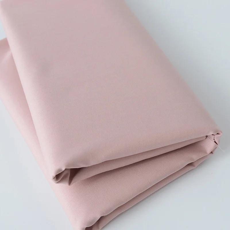 Katoenen poplin stof effen kleur wit rood zwart voor naaigerei quilten patchwork per halve meter
