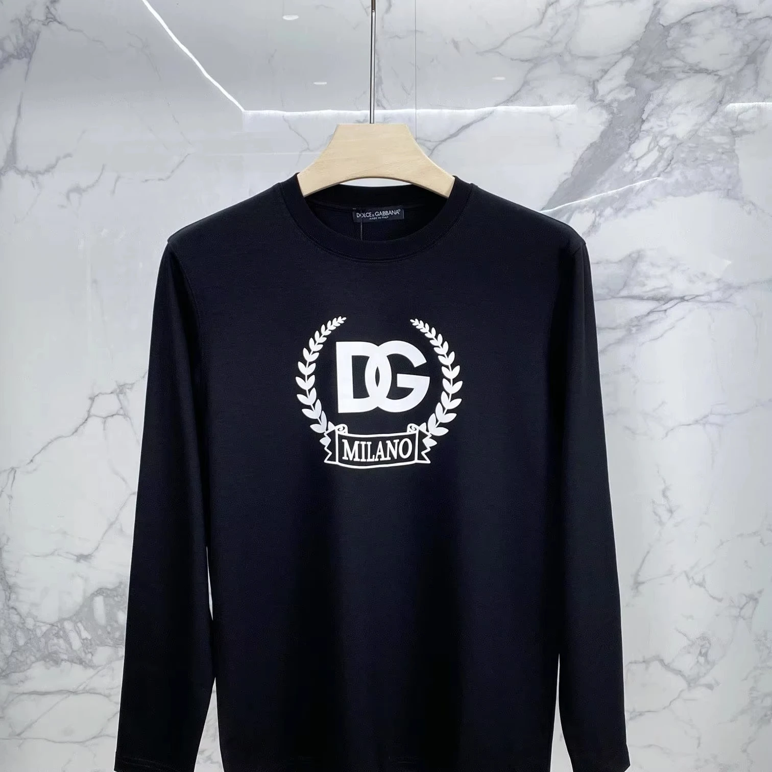 Banner Sweater Autumn New Loose Casual Heavy Large Size Logo Crew Neck Long-sleeved T-shirt Bottoming Shirt DG Autumn Sweater