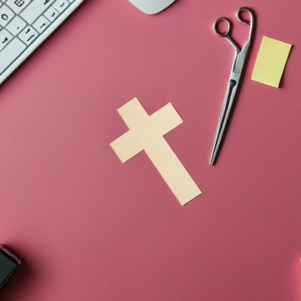 

25Pcs Blank Wooden Crosses Unfinished Wood Pieces for DIY Crafts Rustic Ornaments Craft Cross Wooden Cross