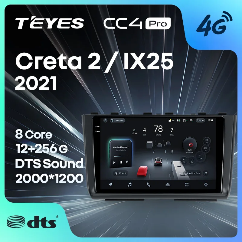 

TEYES CC4 PRO For Hyundai Creta 2 IX25 2021 CarPlay Radio Multimedia Stereo Car play Android Auto 2DIN Autoradio