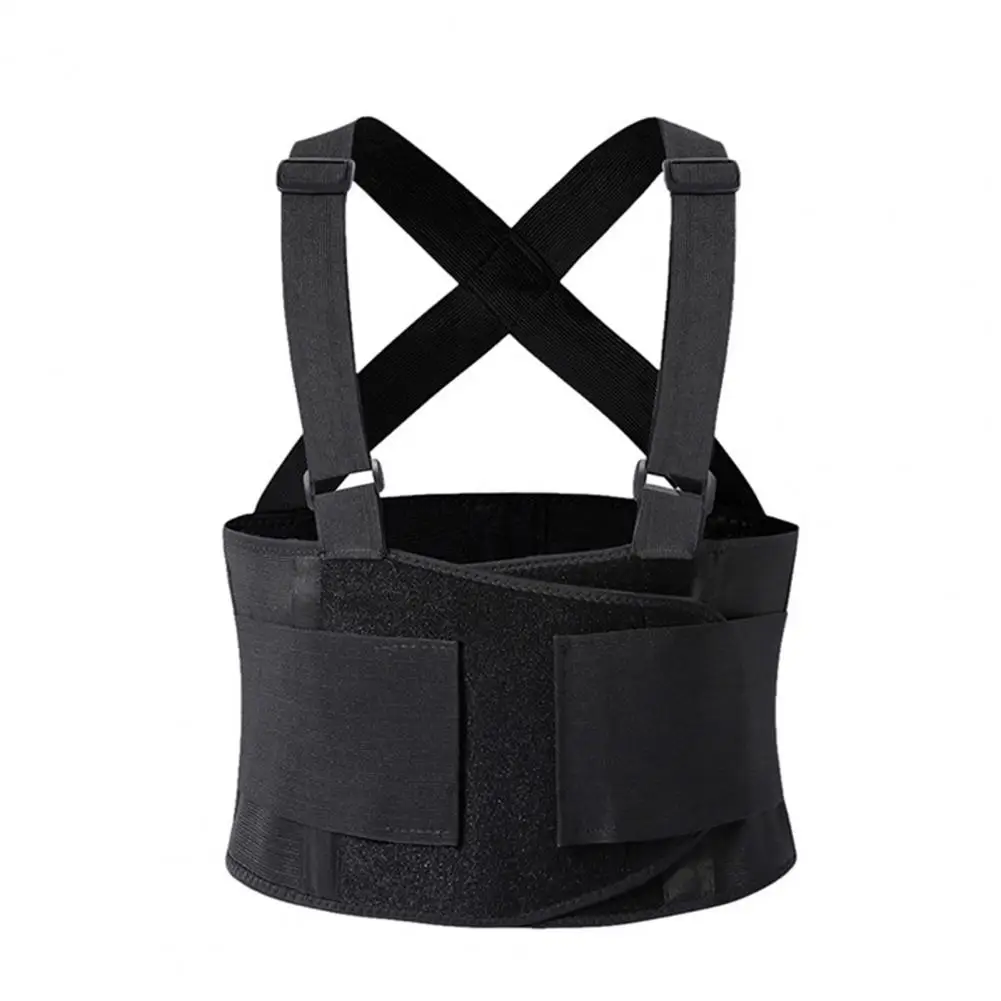 High-strength Polyester Fiber Waistband Ergonomic Waist Protector with Suspenders for Men Women for Sports for Construction