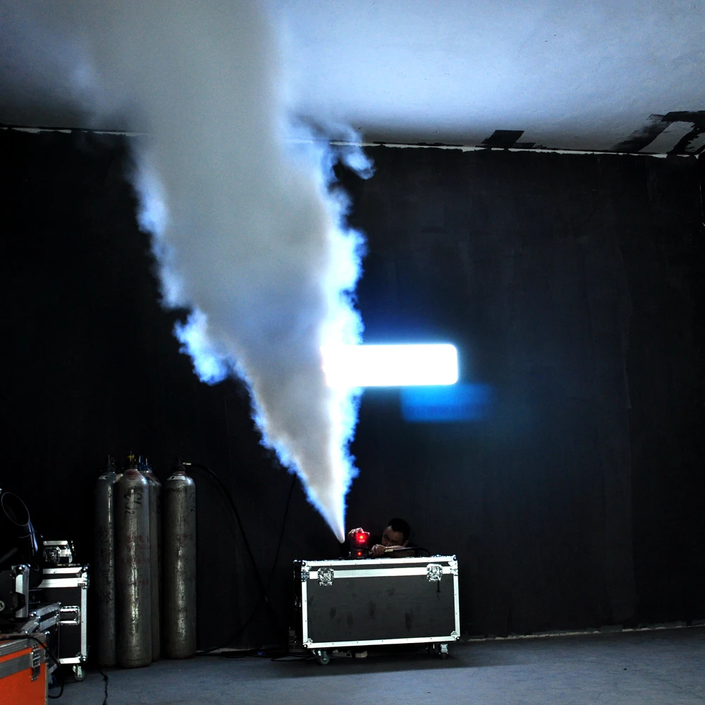 Gigertop TP-T27 Single Tube Stage Co2 Jet Machine Manual/DMX512 Control 6IN1 Flight Case Packing Hongsen Gas Valve CE ROHS