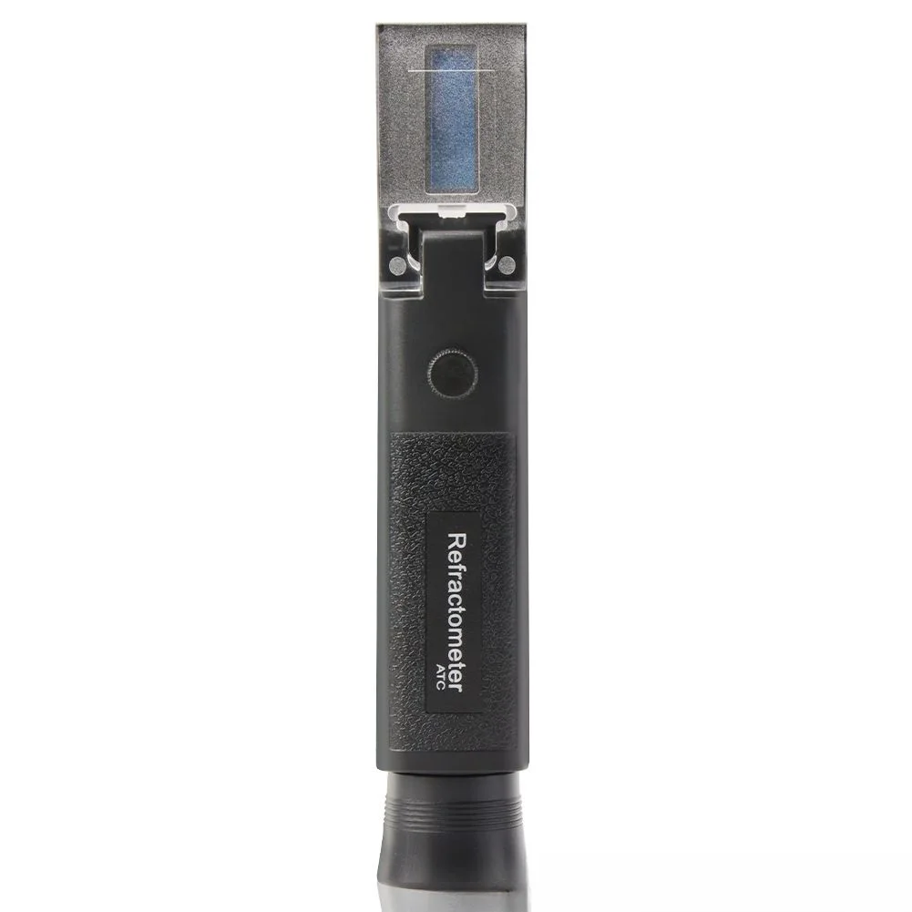THE01671 Optical Refractometer Uses Imported Components for Clear Readings with Dual Scale 0-32% and 1.000-1.120