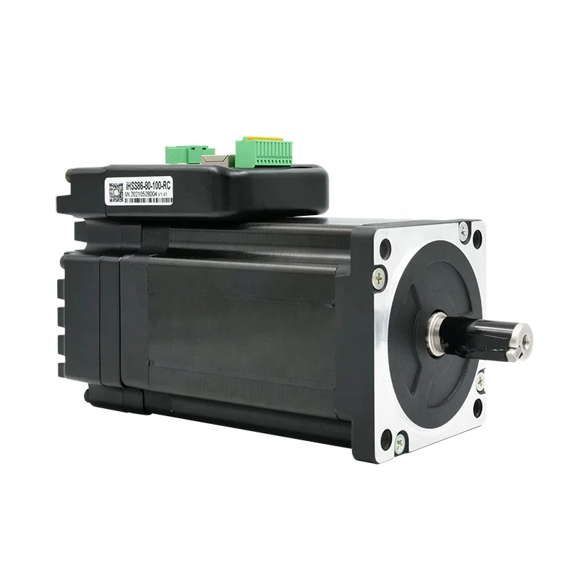 iHSS86-80-100-RC 9.5Nm Nema34 80VDC 2 phase Integrated CANopen RS485 closed loop stepper motor