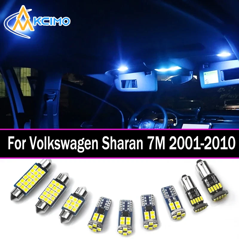 

Canbus Indoor Ceiling Bulbs For Volkswagen Sharan 7M 2001-2010 Car LED Interior Map Trunk Light Kit