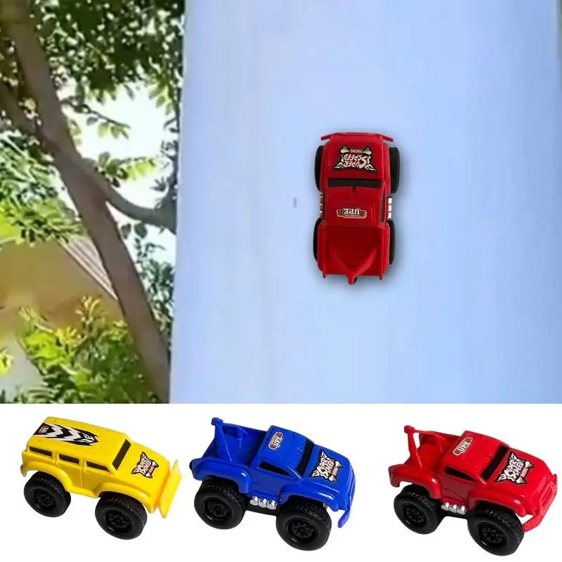 Inertial Wall Toy Car Suspension Inertial Toys Magnetic Track Racing Car Pull-Back Inertial Climbing Toy Stress Relief Kids Gift