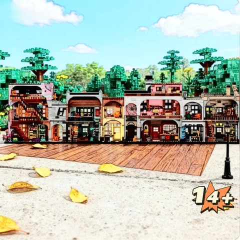 5544pcs 2026 New Harry Wizarding World Diagon Alley Shops Building Blocks Classic Movie Game Model Diy Assembly Ornament Surpris