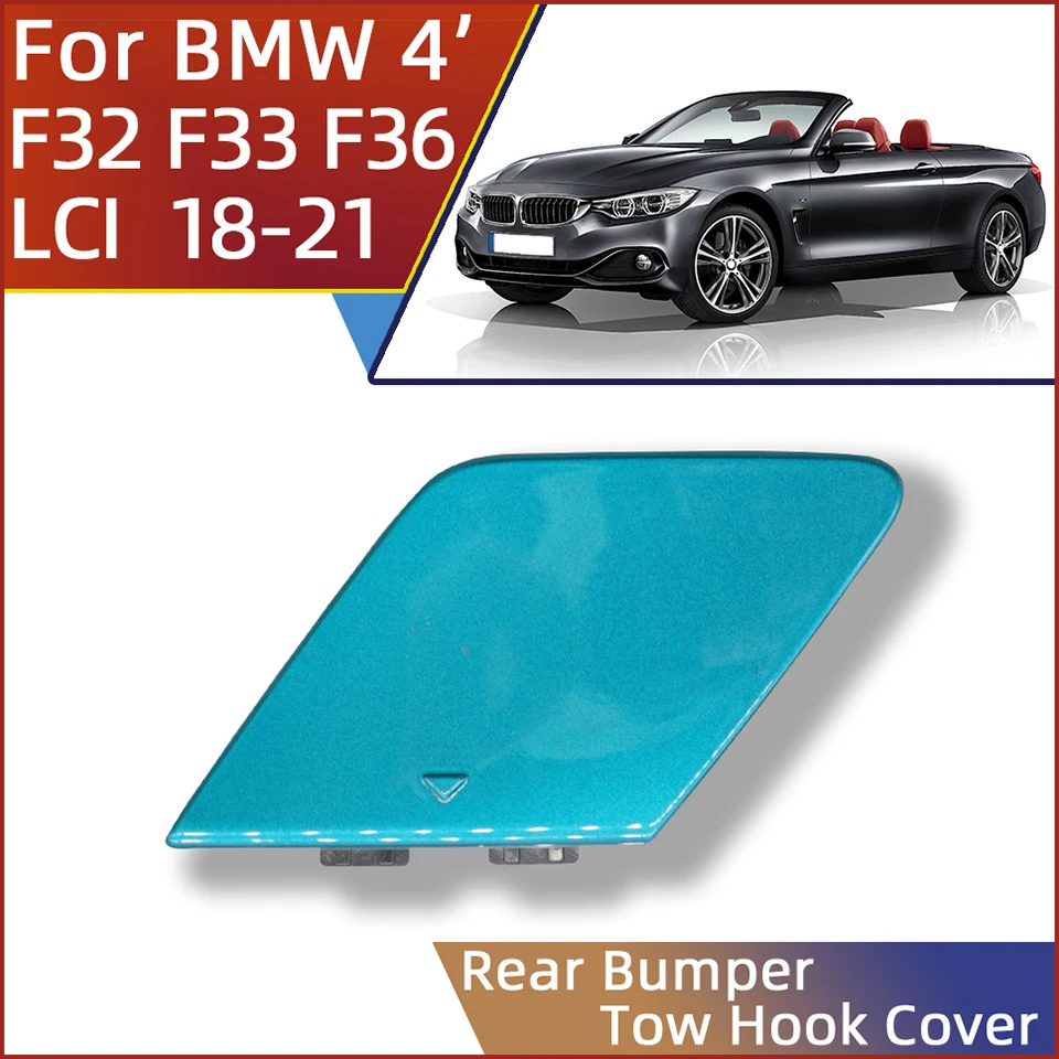 

Auto Parts Rear Bumper Towing Hauling Shell Lid Trim For BMW 4 Series LCI F32 F33 F36 2018 2019 2020 2021 High Quality Painted