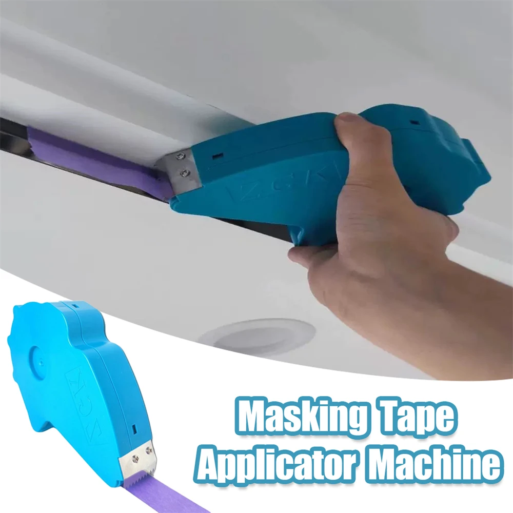 Painter Masking Tape Applicator Machine Tape to Repair and Beautify Cracks in Tiles Adhesive Tape with Tape Cutting Tool