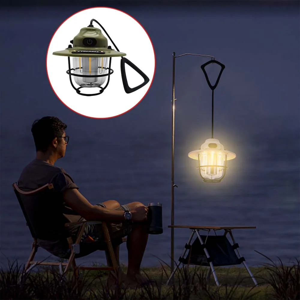 

Pinecone Light Tent Atmosphere Camping Light Extra Long Battery Life Vintage Retro Lantern Portable Handheld Camping Lantern