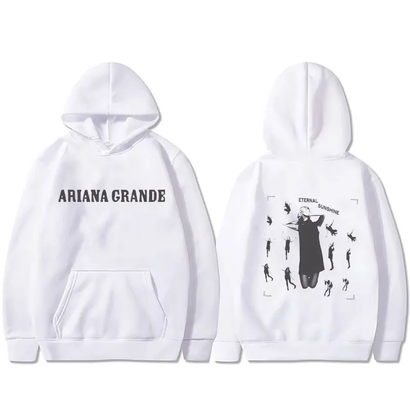 Singer Ariana Grande Eternal Sunshine Hoodie Unisex Fashion Trend Hooded Sweatshirt Men Women Casual Oversized Fleece Hoodies