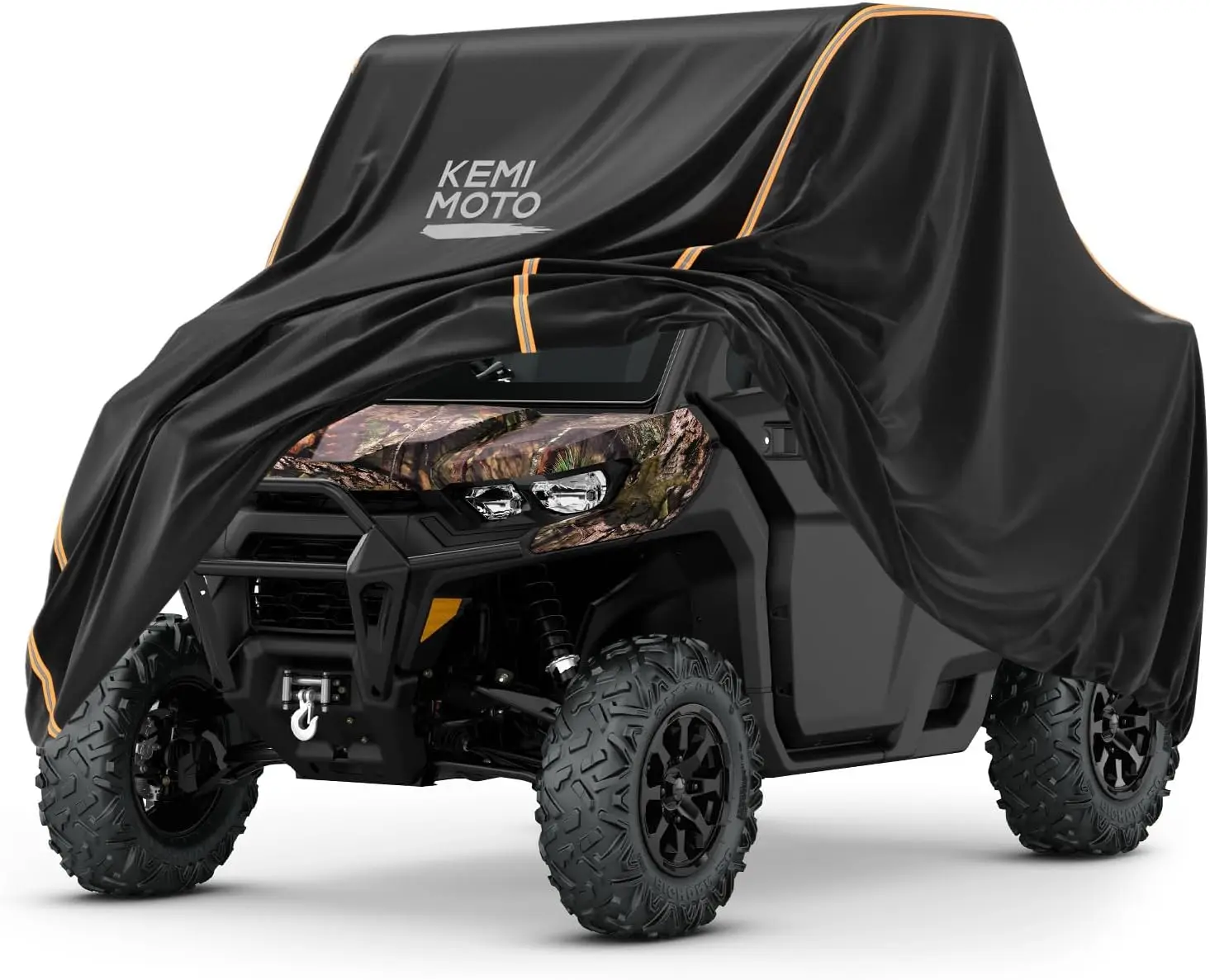 

All-Weather UTV Cover for 2-3 Seaters, Waterproof Windproof Dustproof Protection 130x73x58 Inches