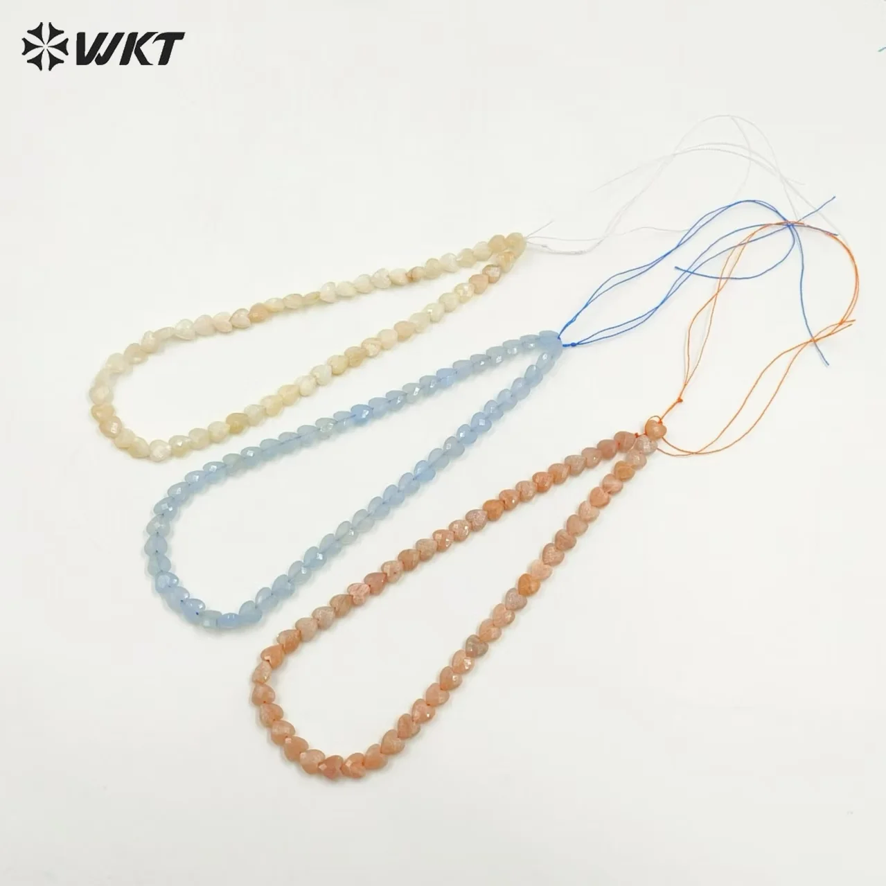 

WT-G333 High Quality Beautiful Natural Stone Beads Rose Quartz Loose Heart Shape For Women Jewelry Necklace Making Birthday Gift