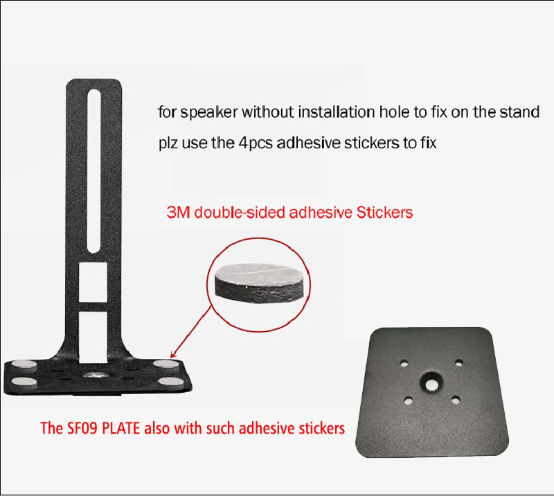 (1 Paar = 2 Stück) SF10L 82,5 cm-114 cm runder Säulenständer, verstellbarer Surround-Sound-Lautsprecher-Display-Bodenständer Q930 Q990B Q30B Q90B 9500S – Detail 14