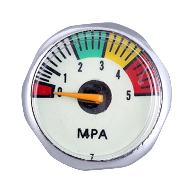 M8- / M10- Thread Leak Detector Gas Pressure Meter 5MPA Mini Propane-Tank Gauge Level Indicator 25mm Diameter Portable