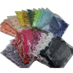 200PCS /Pack 3.5CM Multi-color Fabric Flower Petals Wedding Dress Veil Children's Clothing Fairy Decoration DIY Jewelry Material
