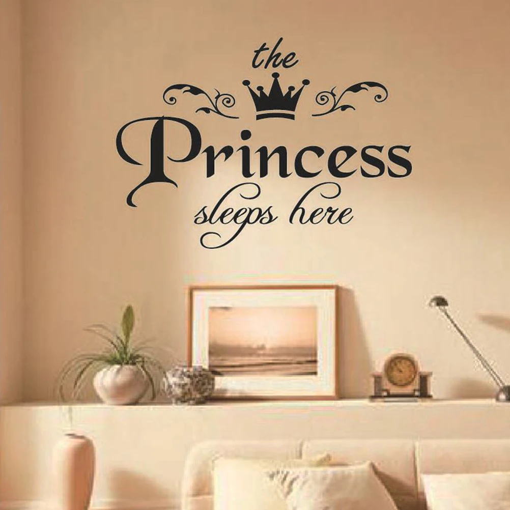

1PC Diy Removable Princess Sleeps Wall Stickers Art Vinyl Decals Home Baby Girls Room Bedroom Dormitory Decor
