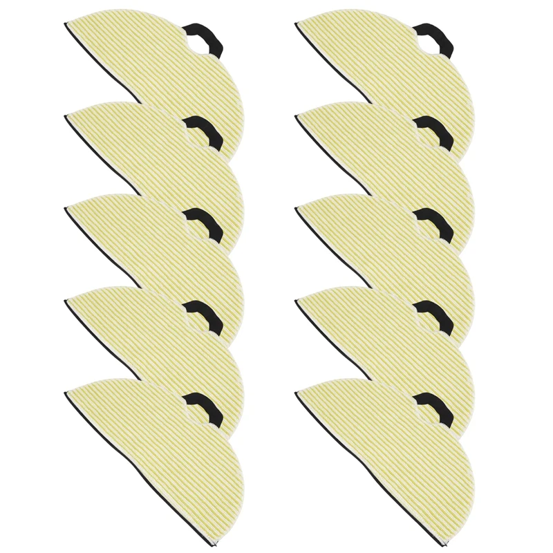 Untuk Shark AI VACMOP Robot vakum, nomor Model Shark RV2610WA Aiultra Microfiber mengepel Pads-10Pack, kuning/abu-abu