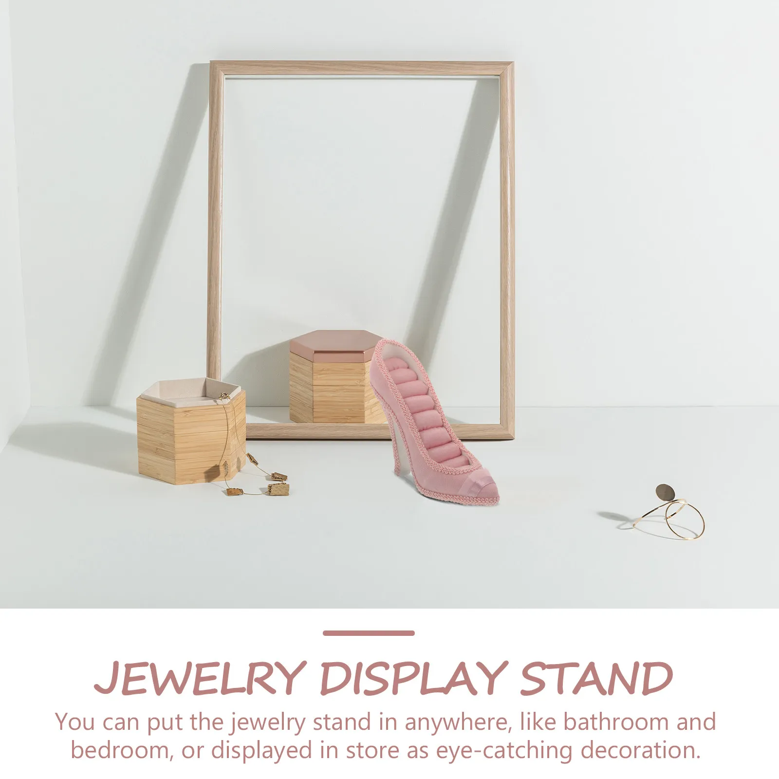 

Jewelry Display Stand Multipurpose Smooth Surface Ring Holder for Earrings Bracelets Storage Home Decor Bathroom Bedroom Jewelry