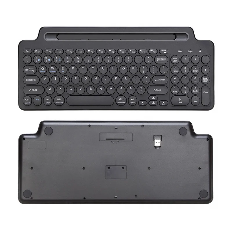 Imagem -05 - Teclado sem Fio Bluetooth com Número Touchpad Slot para Cartão do Mouse Teclado Numérico Teclado para Android Ios Desktop Laptop pc Gamer