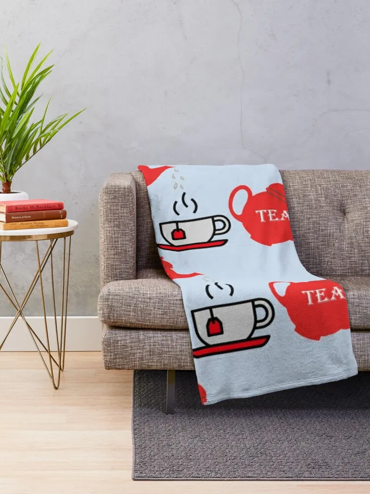 Yorkshire Tea time Throw Blanket heavy to sleep for babies Fashion Sofas warm for winter Blankets