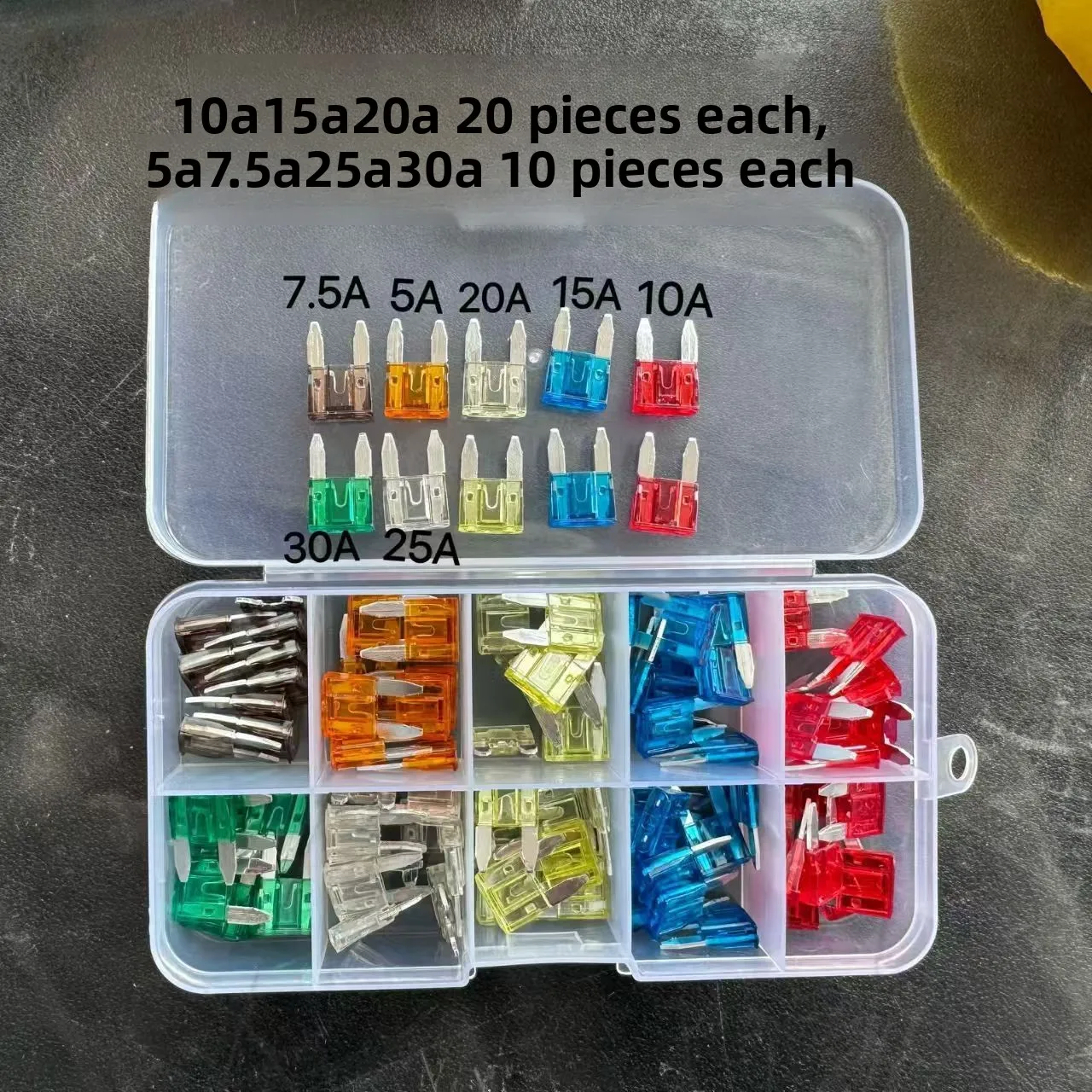 

Car Fuse Piece Set 24v Mini Small Medium 4S 5A40A for Shop