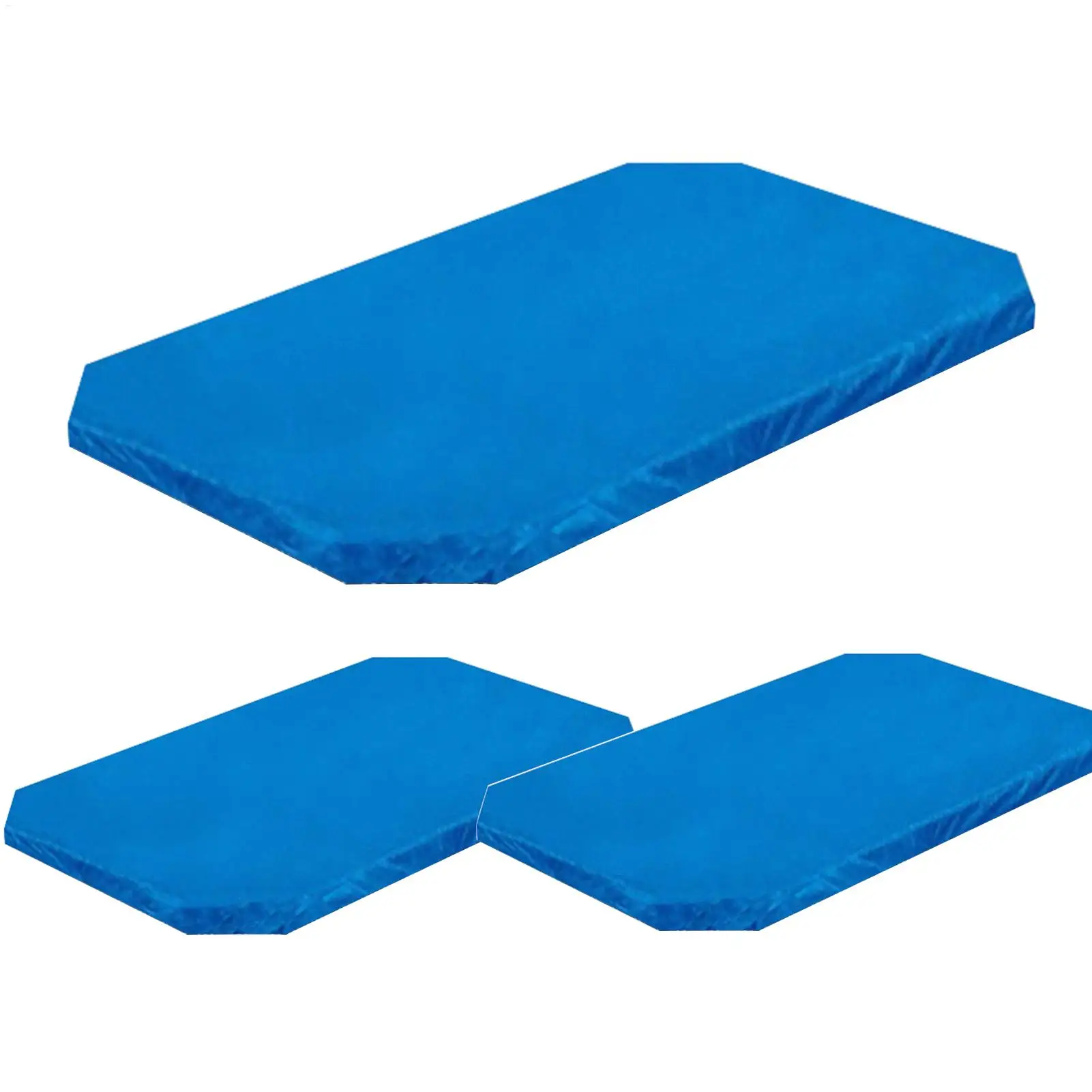 Rectangle Pool Cover Waterproof UV Resistant Foldable Protection Outdoor Pool Cover for Outdoor Outside Garden Backyard Patio