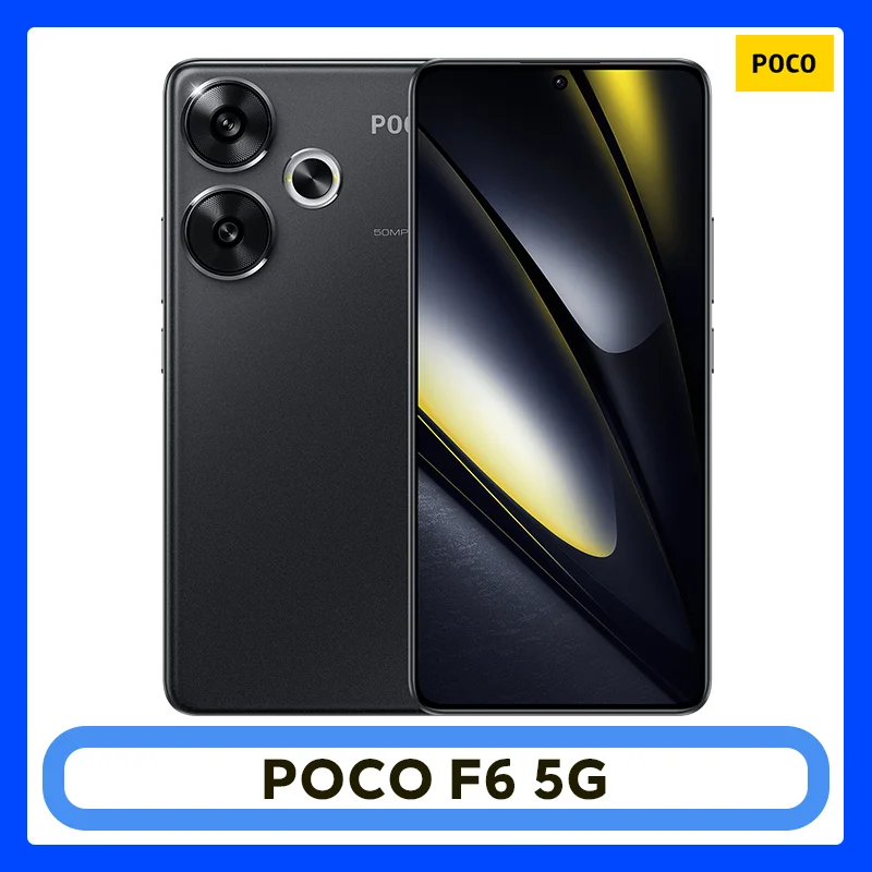 World Premiere POCO F6 Smartphone Global Version Snapdragon®8s Gen 3 NFC 120Hz Flow AMOLED 90W Turbo Charging 5000mAh Battery