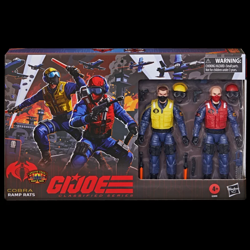 G.I. Set de Figuras de Acción de 6 Pulgadas de la Serie Joe Classified: Cobra Ramp Rats, Cobra Rattler, Ground Crew, Artículos de Anime, Juguete Genial, Regalo