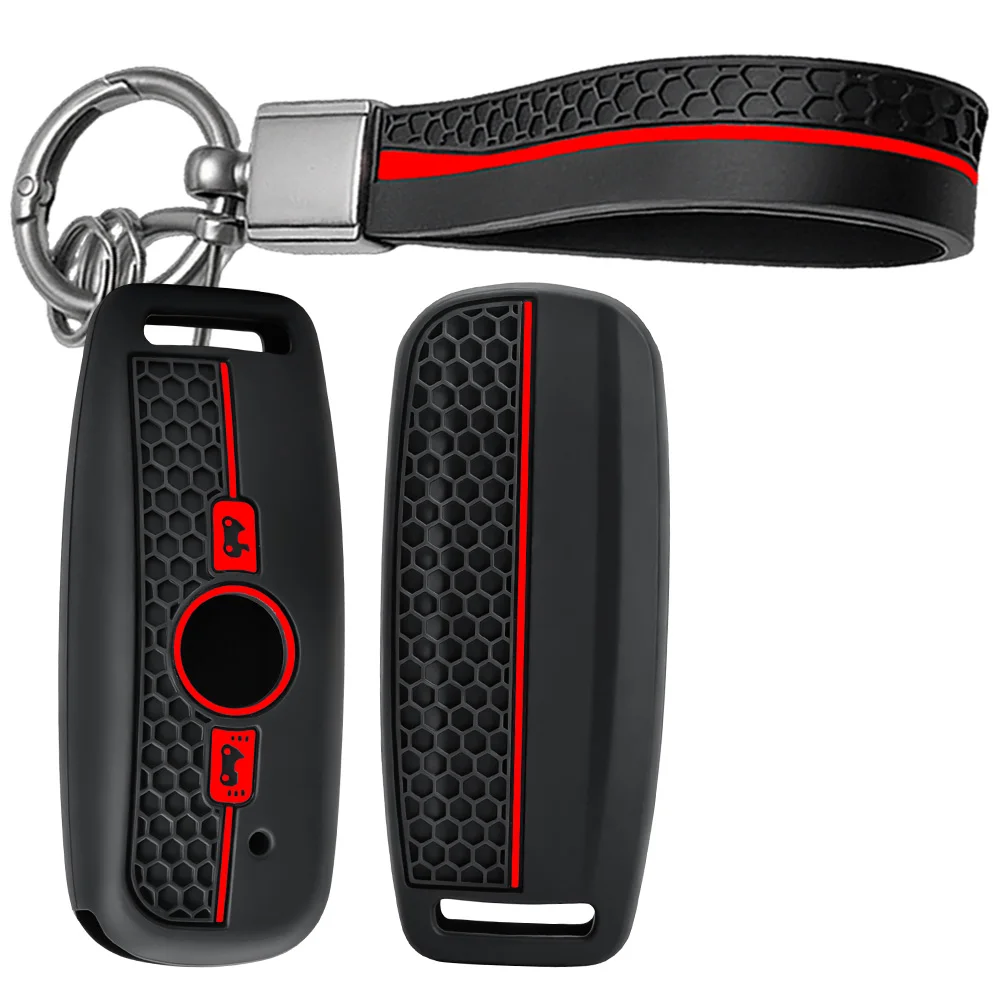 Protective Key Cover With Chain For Honda GL1800 Gold Wing Goldwing F6B Gold Wing Tour DCT Secure Grip Comfortable Soft Touch